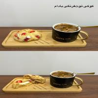 کوکی نیویورکی توت فرنگی بادام