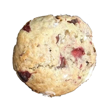 کوکی توت فرنگی بادام